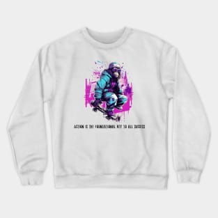 Cyberpunk gorilla Crewneck Sweatshirt